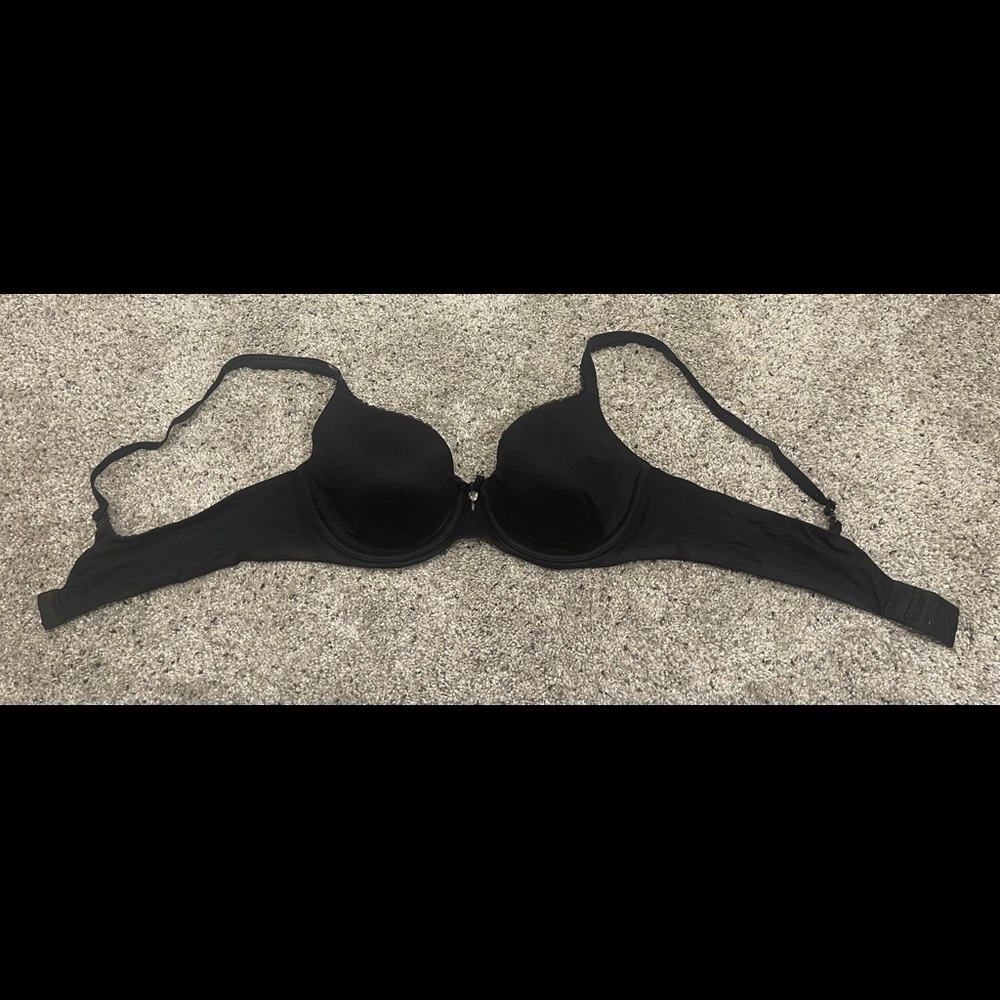 Body By Victoria Lined Demi Black Bra - Size 38B
